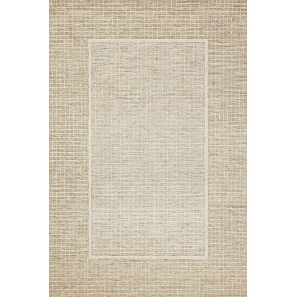 Briggs BRG-01 Wheat/Ivory Wool Hand-Tufted Area Rug | Rugs Direct