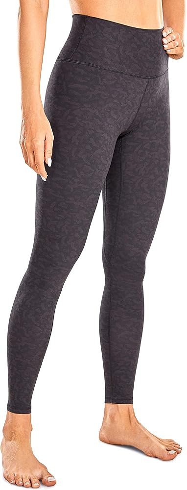 CRZ YOGA Women's Naked Feeling Soft Yoga Pants 25'' / 28'' - Brushed Yoga Leggings High Waisted W... | Amazon (US)