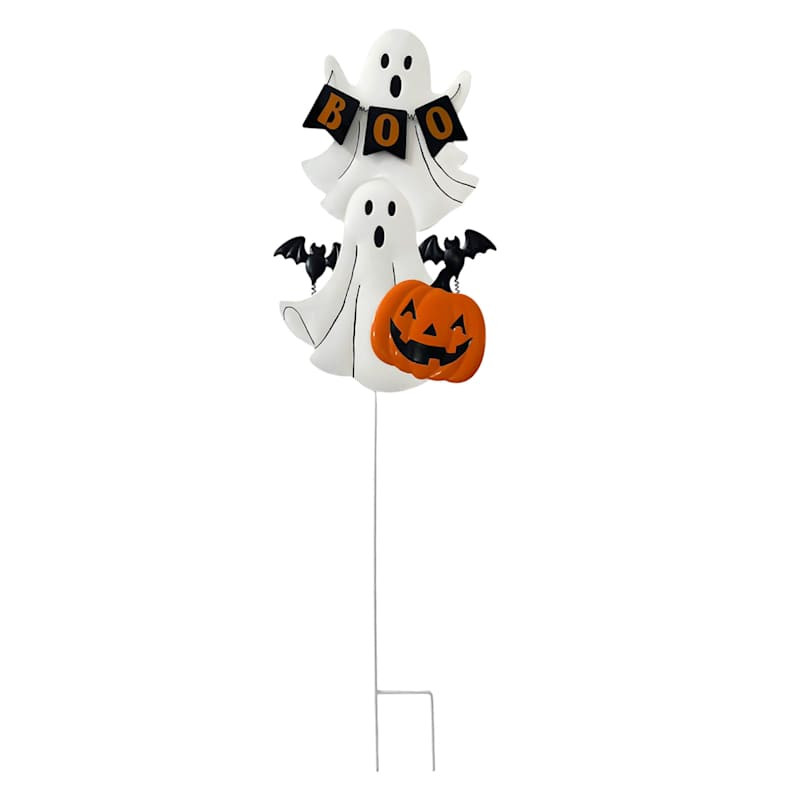 Stacked Ghost Yard Stake, 40" | At Home
