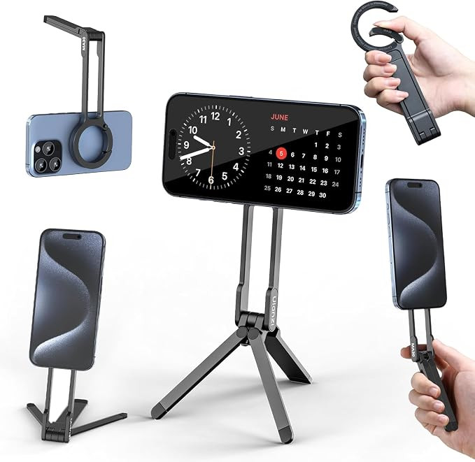 ULANZI MA30 Magnetic Phone Tripod Stand for iPhone - Aluminium Maglock Smartphone Mini Tripod Poc... | Amazon (US)