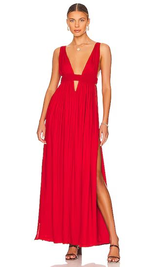 Anjeli Maxi Dress in Cherie | Revolve Clothing (Global)