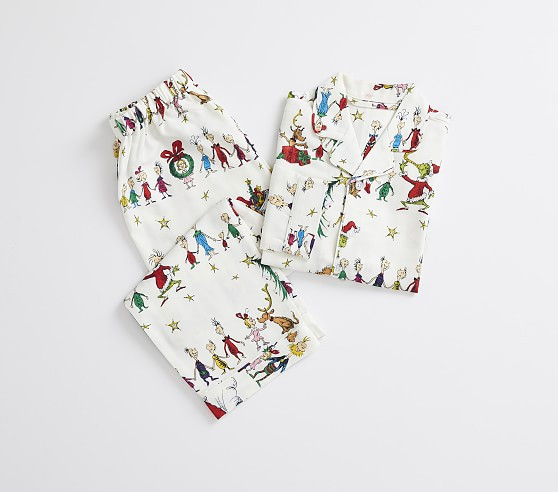 Dr. Seuss's The Grinch™ Flannel Kid Pajama | Pottery Barn Kids