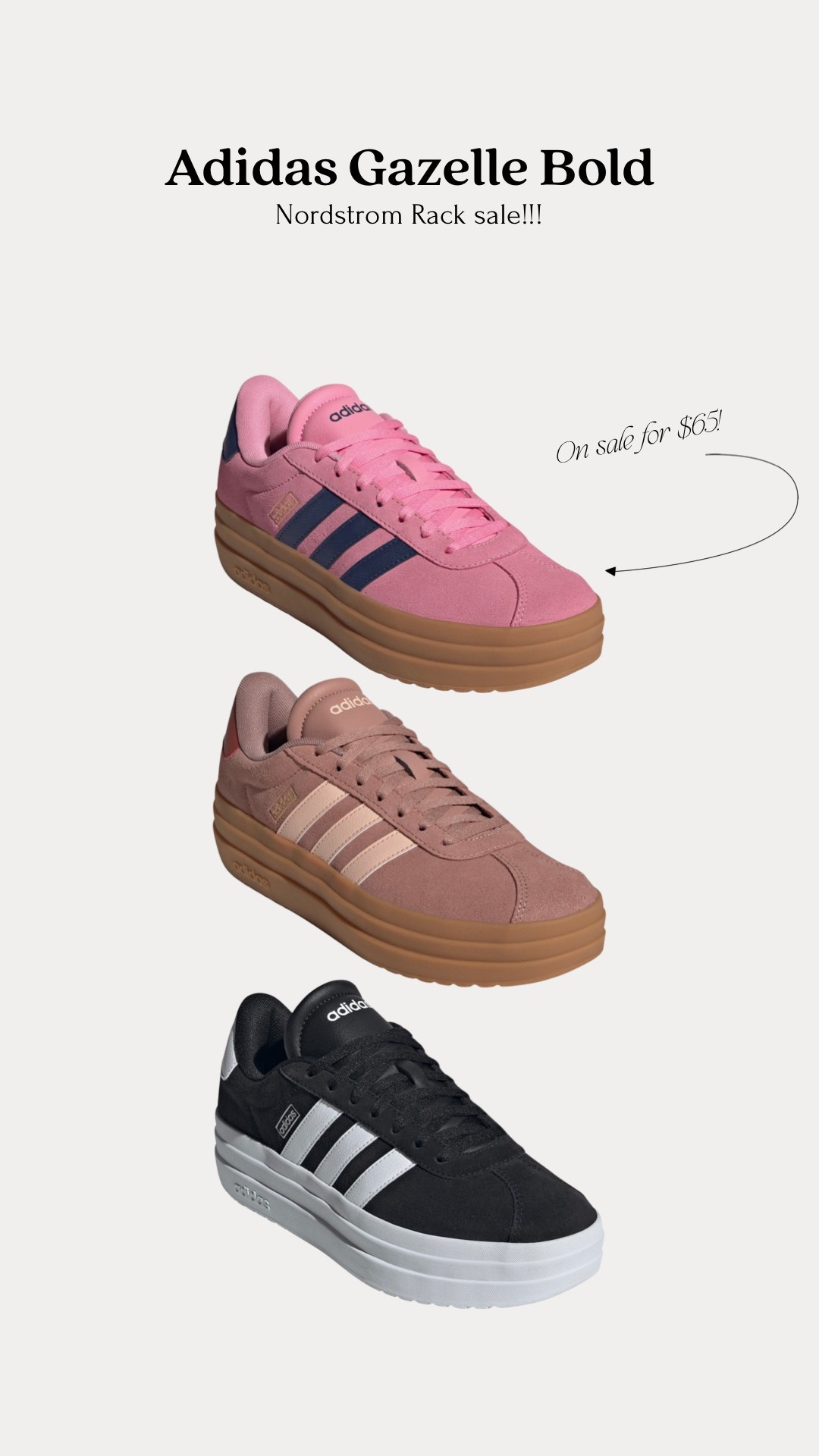 My absolute FAVORITE sneaker for a fun pop of color! On sale for less then $65, a STEAL 👏🏼

#LTKFindsUnder100