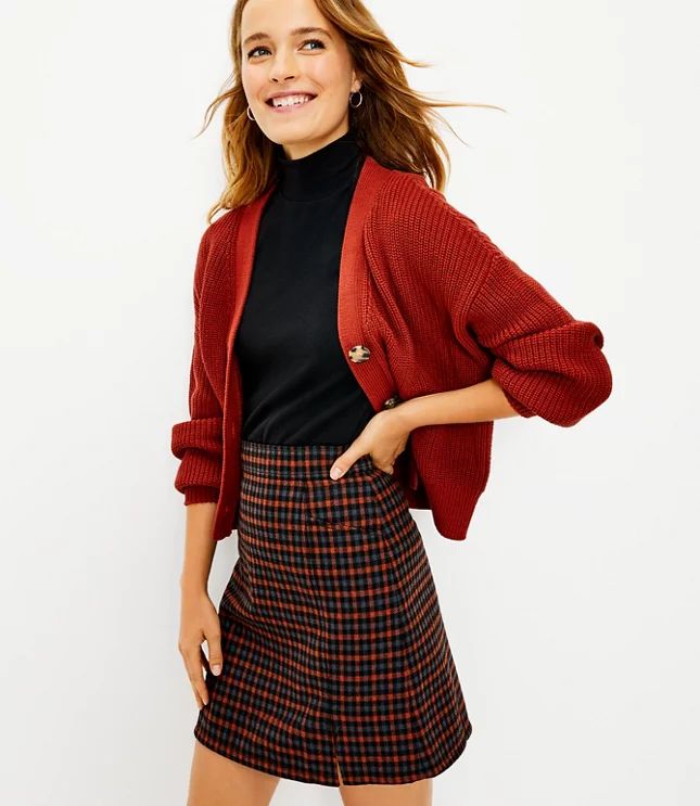 Plaid Pocket Mini Skirt | LOFT