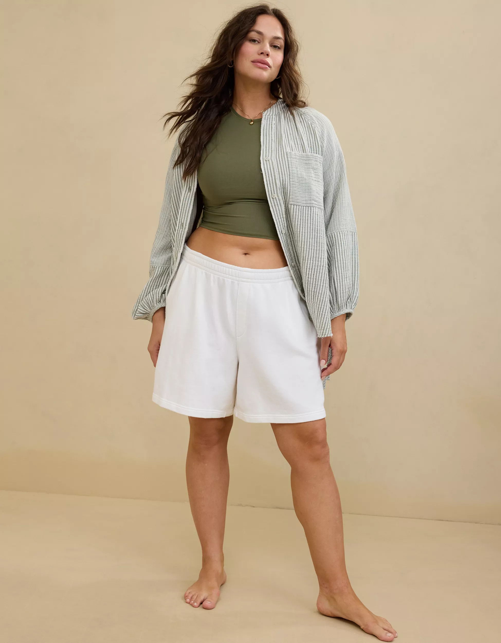 Aerie Long Fleece Short | Aerie