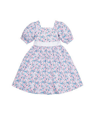 Girls' Short Sleeve Puff Sleeve Party Dress, Kids | Macy's