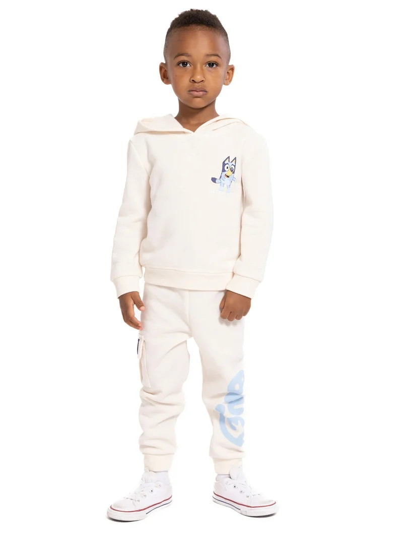 Bluey Toddler Boys' Front Back Graphic Hoodie and Jogger Pants Set, 2-Piece, Sizes 12M-5T - Walma... | Walmart (US)