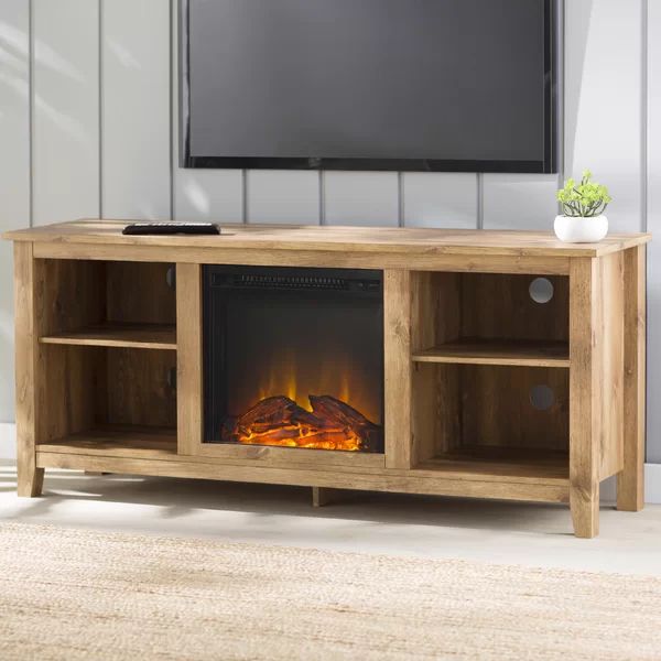 Sunbury TV Stand for TVs up to 65" with Fireplace Included | Wayfair North America