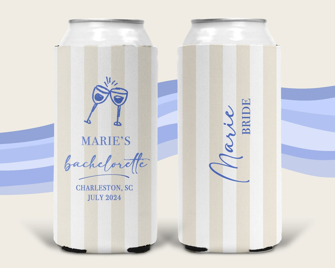 Coastal Hand Drawn Bachelorette Favors. Last Toast on the Coast Coastal Birthday Party Gifts. Per... | Etsy (US)