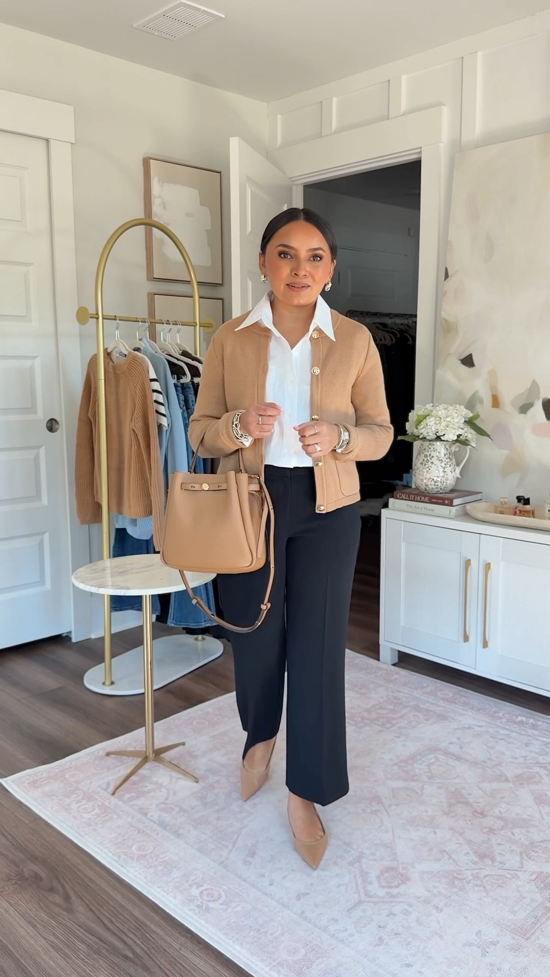 Camel cardigan size xs TTS
White button down is old, similar linked
Black pants size 2 petite TTS
Medium brown tan heels size 5 TTS

#LTKWorkwear #LTKPetite #LTKSaleAlert