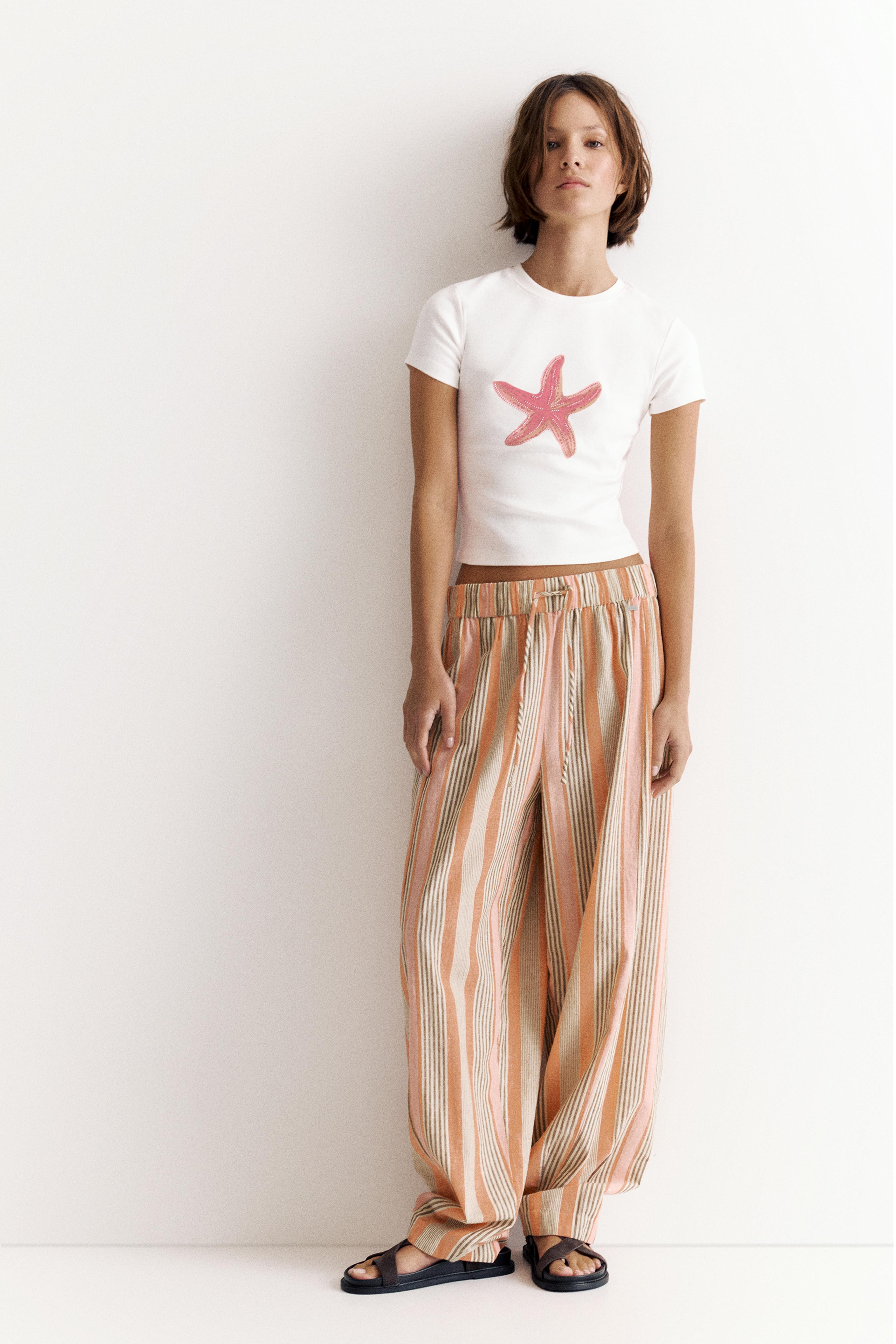 T-shirt \u00e9toile de mer strass | Pull&Bear France | PULL and BEAR FR