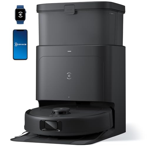 ECOVACS DEEBOT N30 Omni Robot Vacuum and Mop, 10000Pa Suction, TruEdge Adaptive Edge Mopping, ZeroTangle 2.0 Technology, Hot Air-Drying, Self-Emptying, Auto-Lift Mopping, Obstacle Avoidance | Amazon (US)