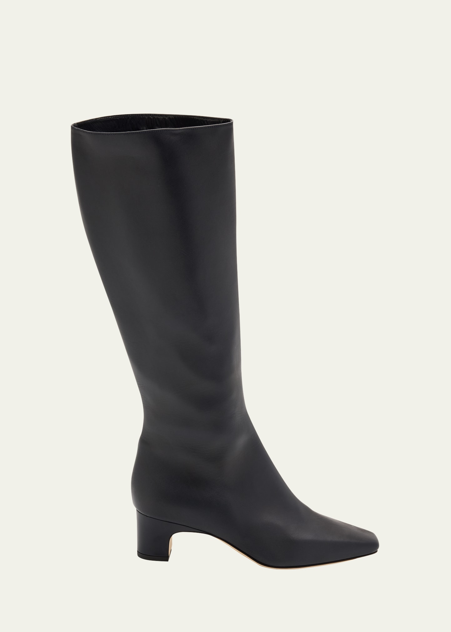 Manolo Blahnik Ofara Knee-High Leather Boots | Bergdorf Goodman