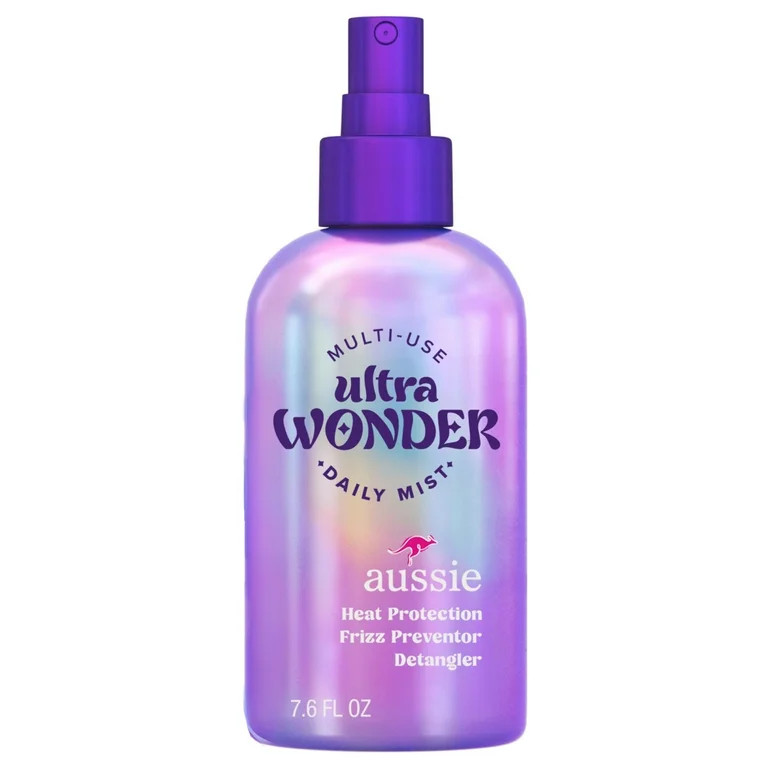 Aussie Ultra Wonder Daily Mist Multi-Use Detangler Spray, Heat Protectant, for All Hair Types, 7.... | Walmart (US)