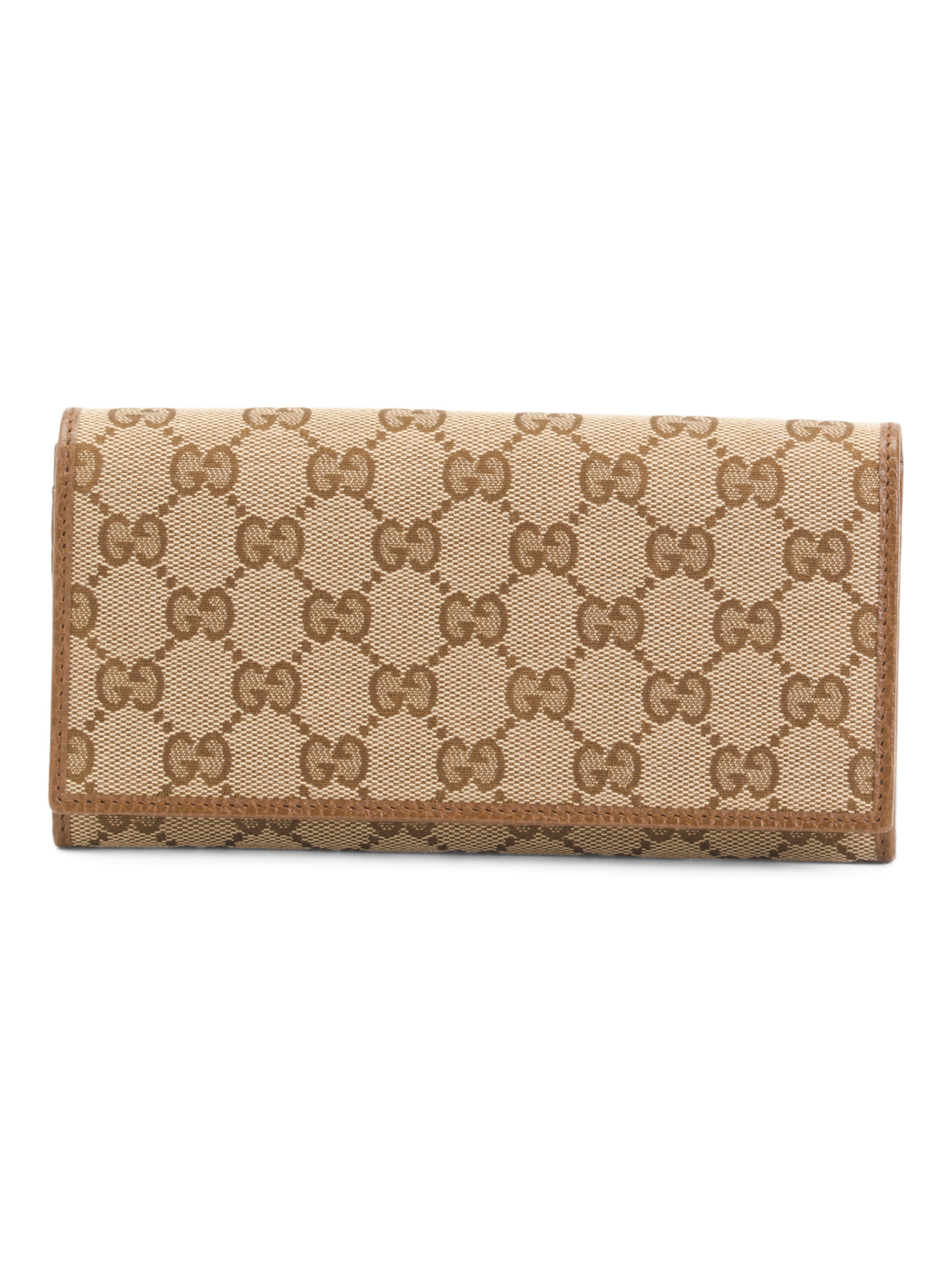 Made In Italy Supreme Canvas And Leather Interior Continental Wallet | Marshalls