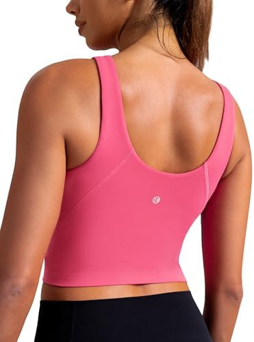 Colorfulkoala Dreamlux Womens Padded Sports Bra High Neck U-Back Yoga Running Workout Athletic Ta... | Amazon (US)