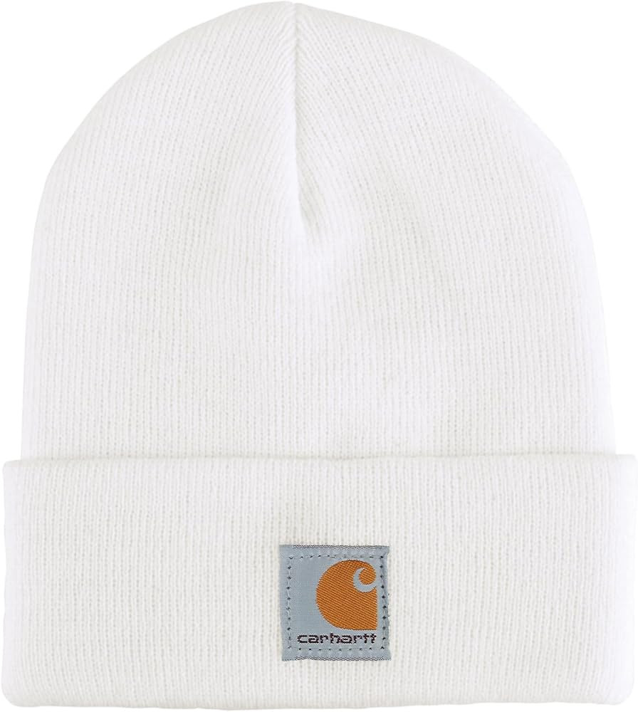 Carhartt Kids' Watch Hat Knit Beanie, Marshmallow (Youth), 6-14 Years | Amazon (US)