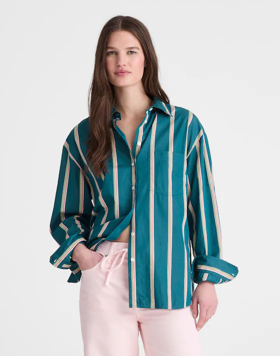 Madewell x Shopbop  Easy Shirt in Poplin | Madewell