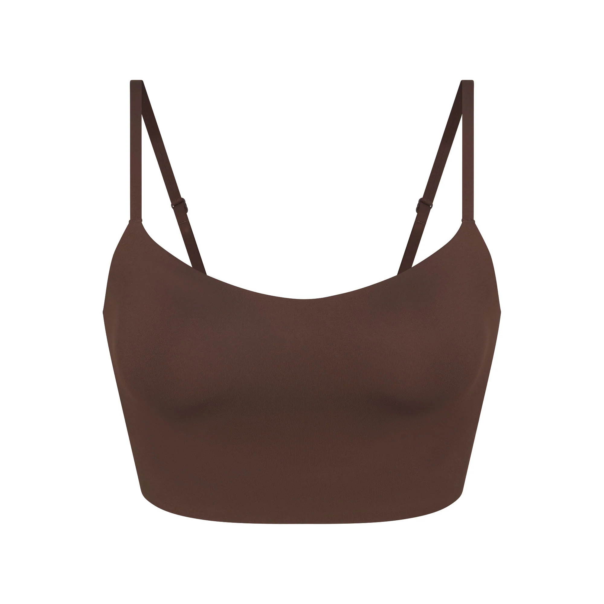 NikeSKIMS MATTE CAMI BRA TOP | DARK SEPIA | SKIMS (US)