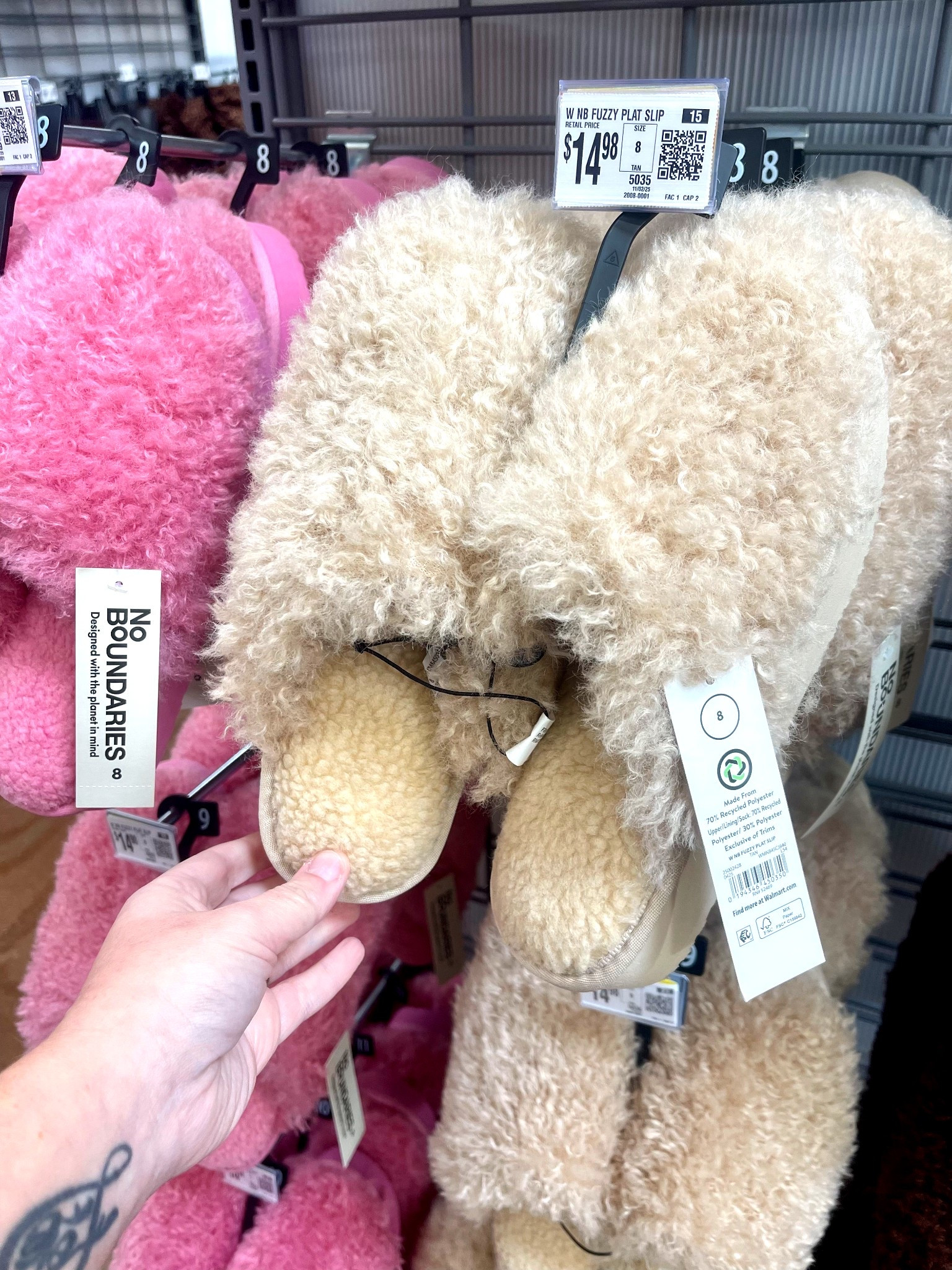 UGH so regretting not getting these while I was at Walmart this morning. Probably running back tomorrow to pick them up 🙈 everyone needs some good slippers, and this mama needs new ones!! They were so soft and comfy! They also had them in brown, which is the color I’m going back after 🤎

#LTKmomlife #LTKselfcare #LTKGiftGuide
