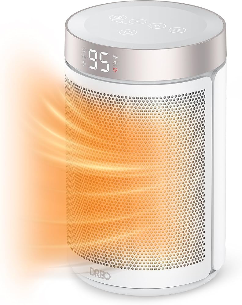 Dreo Space Heaters for Indoor Use, Portable Heater with Thermostat, 1-12H Timer, Eco Mode and Fan... | Amazon (US)