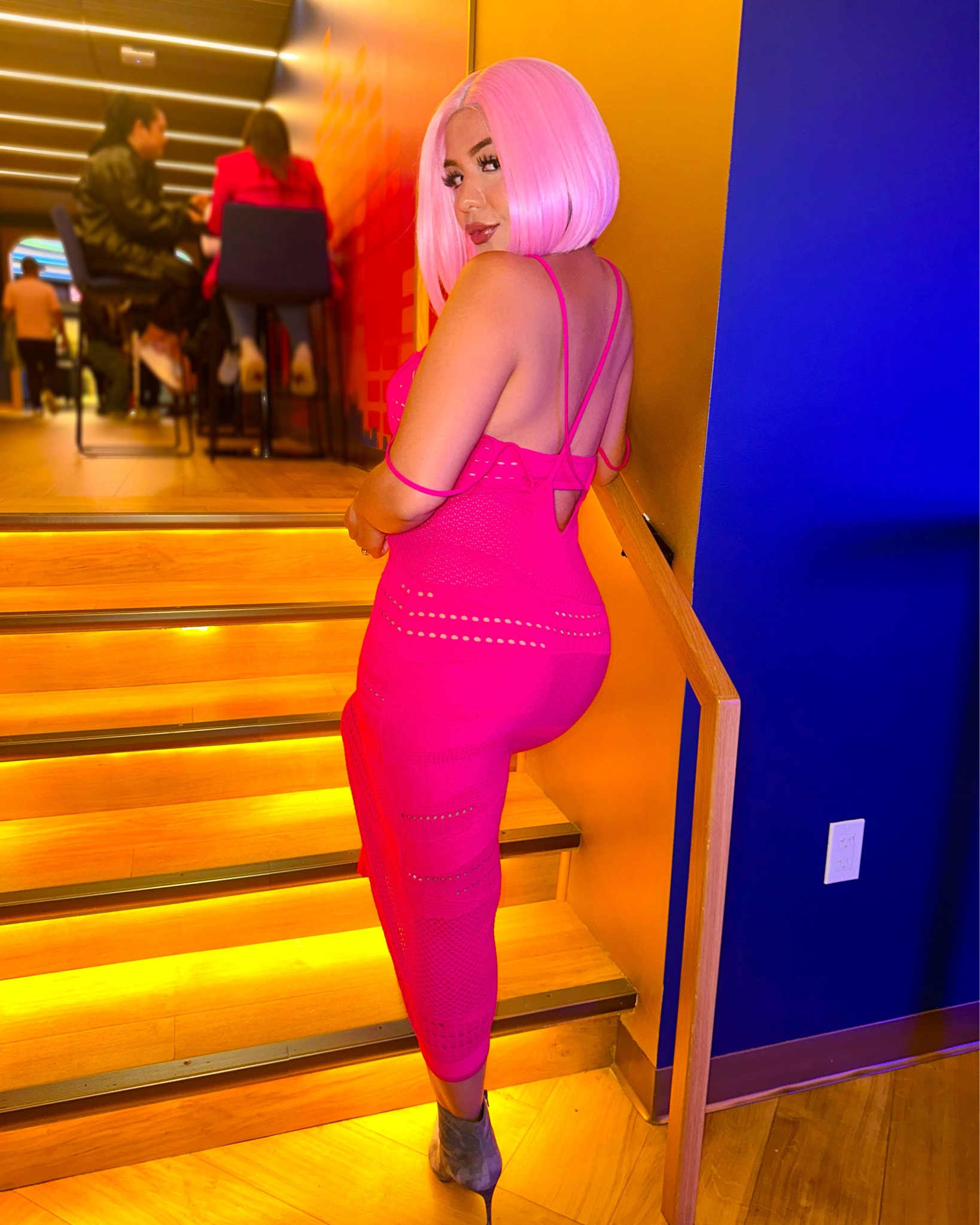 Barbie world ! Dress stretches. I’m wearing a medium. I could’ve gotten a small. 

#LTKFestival #LTKFindsUnder100 #LTKStyleTip