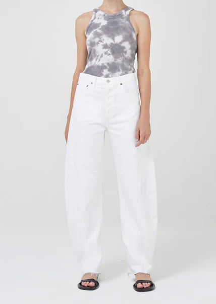 Luna High Rise Pieced Taper in Element | AGOLDE