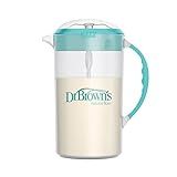 Dr. Brown's Baby Formula Mixing Pitcher with Adjustable Stopper, Locking Lid, & No Drip Spout, 32oz, | Amazon (US)