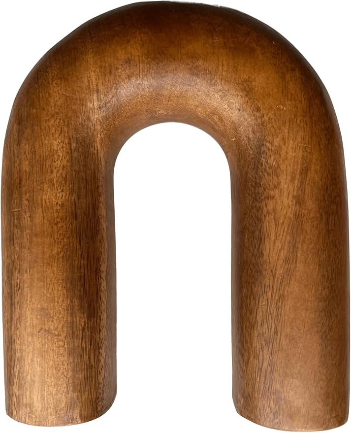 Glimpse & Hollow Wooden Decor Arch - Book Shelf Decor, Wood Decor, Small Shelf Decor, Mantel Deco... | Amazon (US)