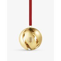 18ct gold-plated Christmas bauble 5.4cm | Selfridges