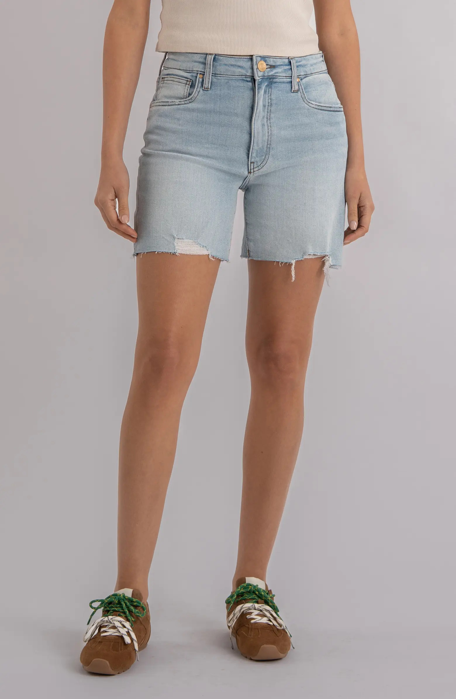 Jenny High Waist Cutoff Denim Shorts | Nordstrom