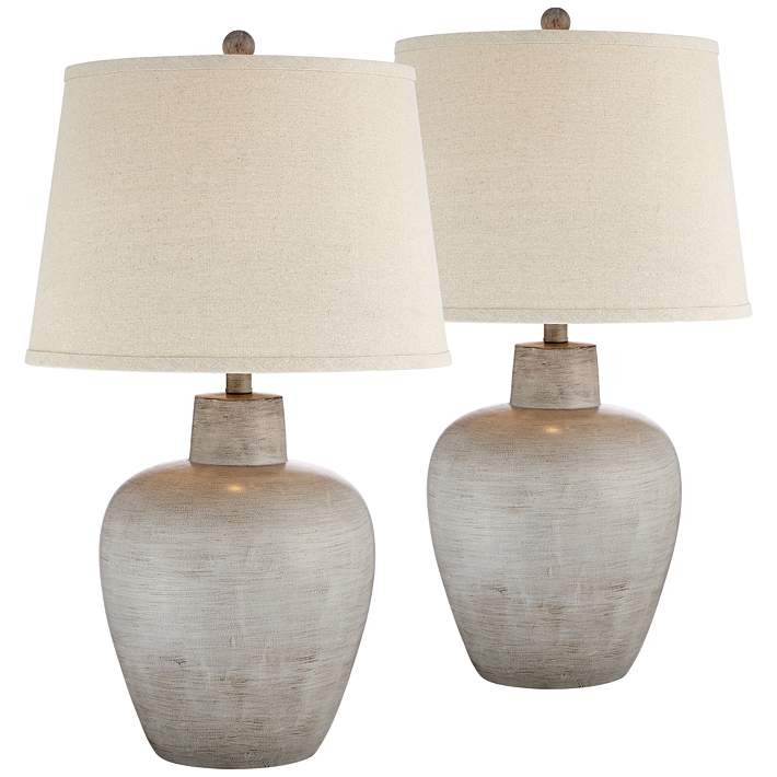 Regency Hill Glenn Southwest Urn Table Lamps Set of 2 | Lamps Plus
