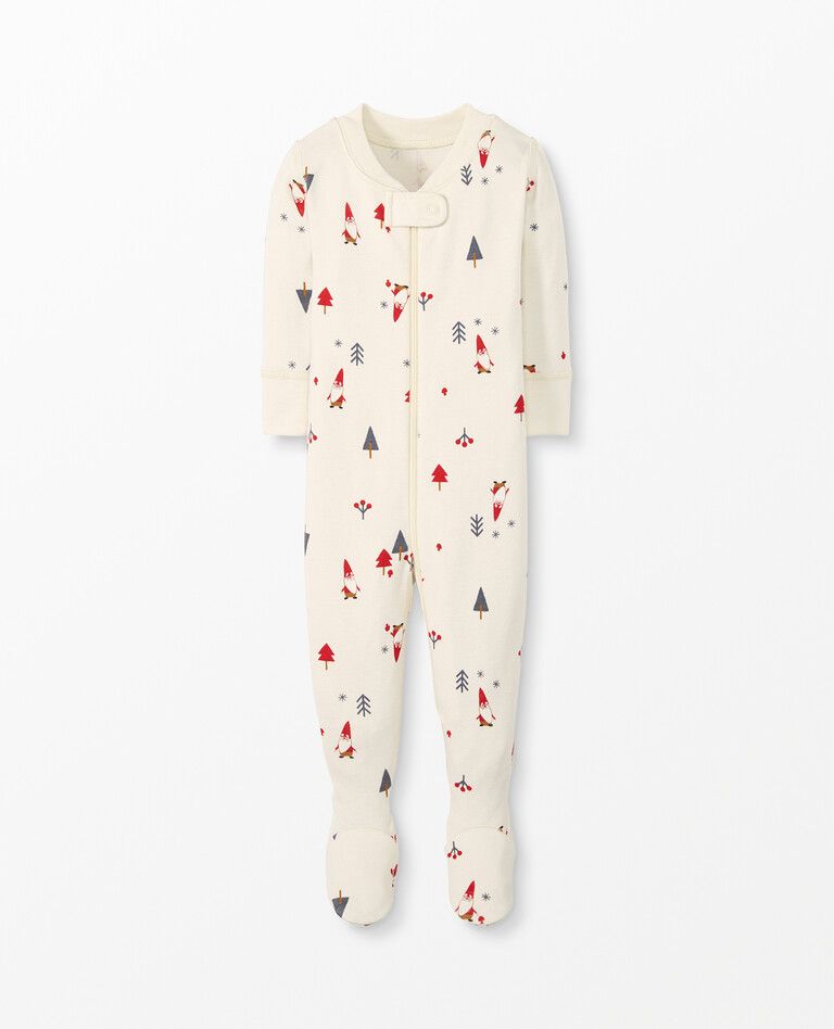 Baby Zip Footed Sleeper In Organic Cotton | Hanna Andersson