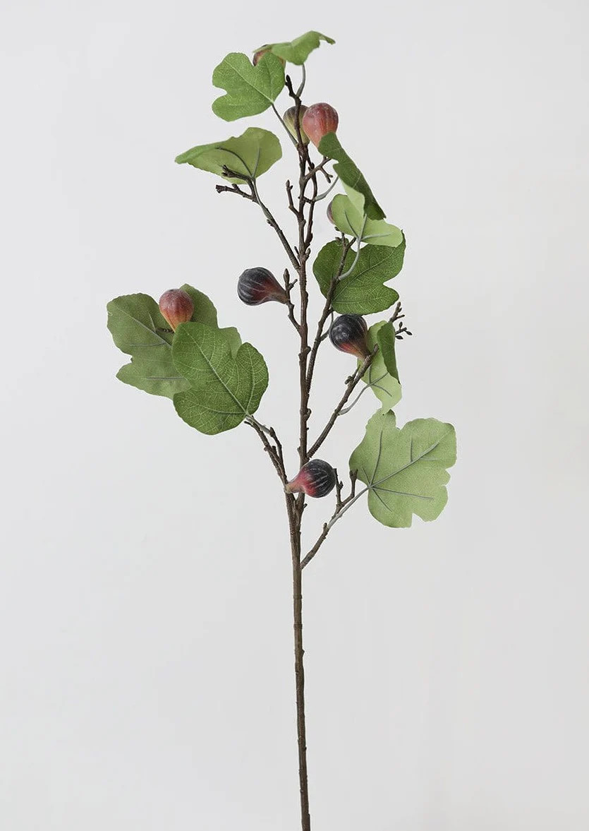 Artificial Fig Branch - 40" | Afloral