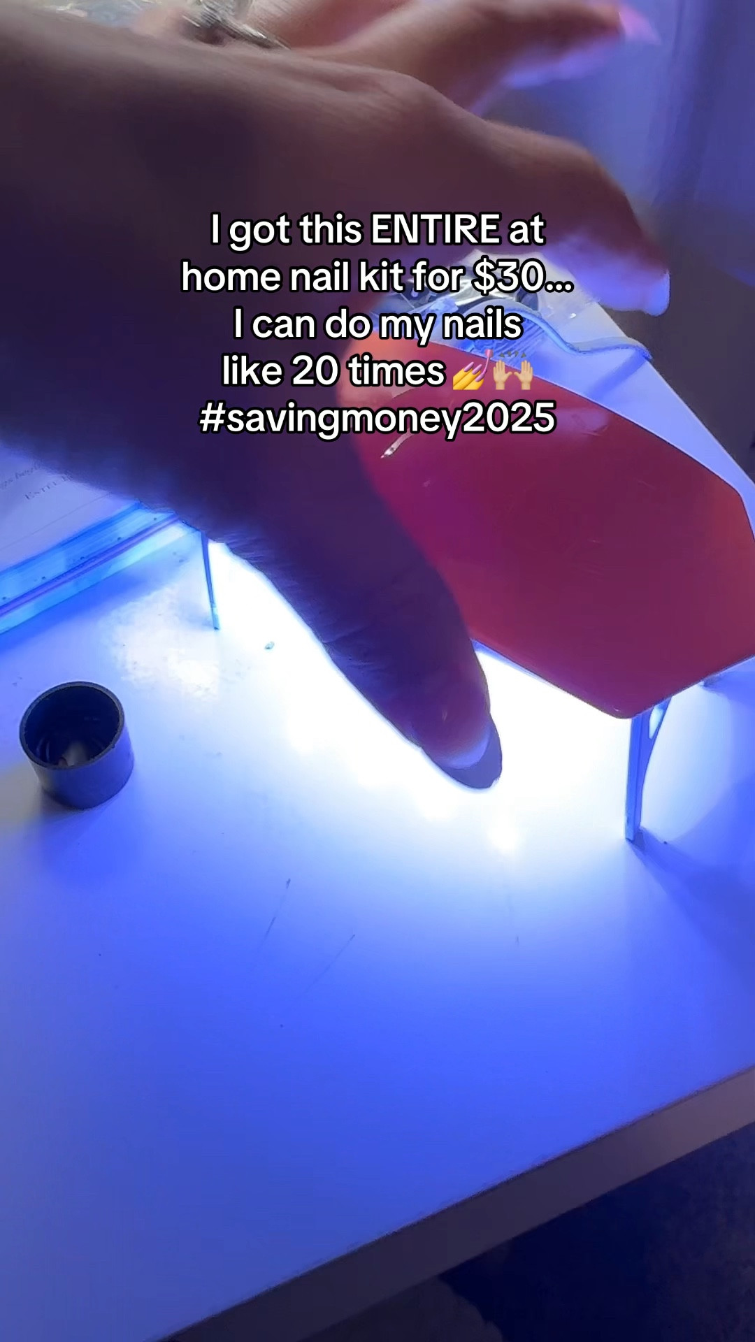 At home nails 💅 

This at home nail kit is so affordable! 

I’m so over paying $100 for nails at a salon, so I’m teaching myself how to do it!! 🙌🏼 

#nails #athomenails #nailkit #gelnails #athome #diynails #diy 