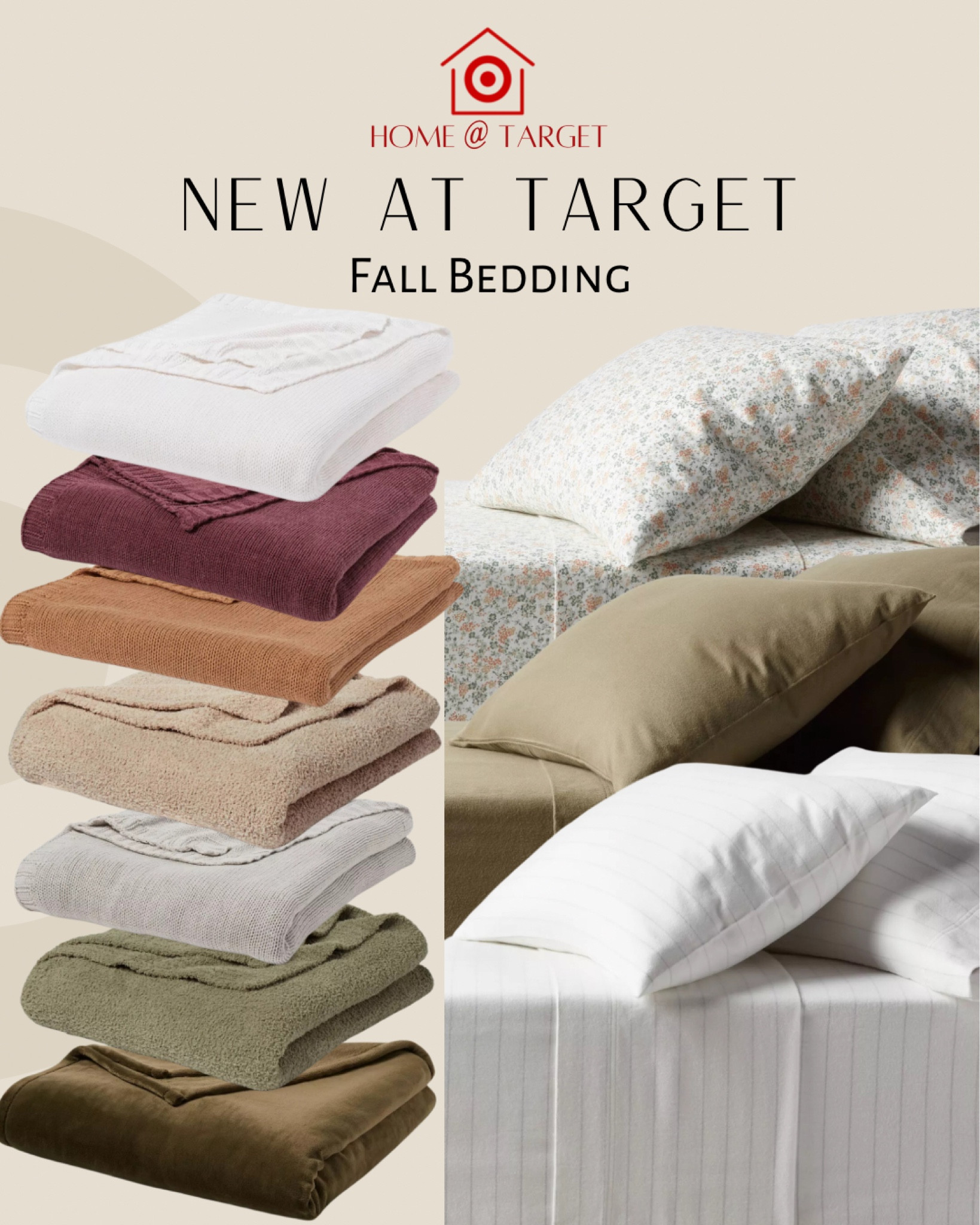 Flannel sheets, cozy blankets

#LTKSeasonal