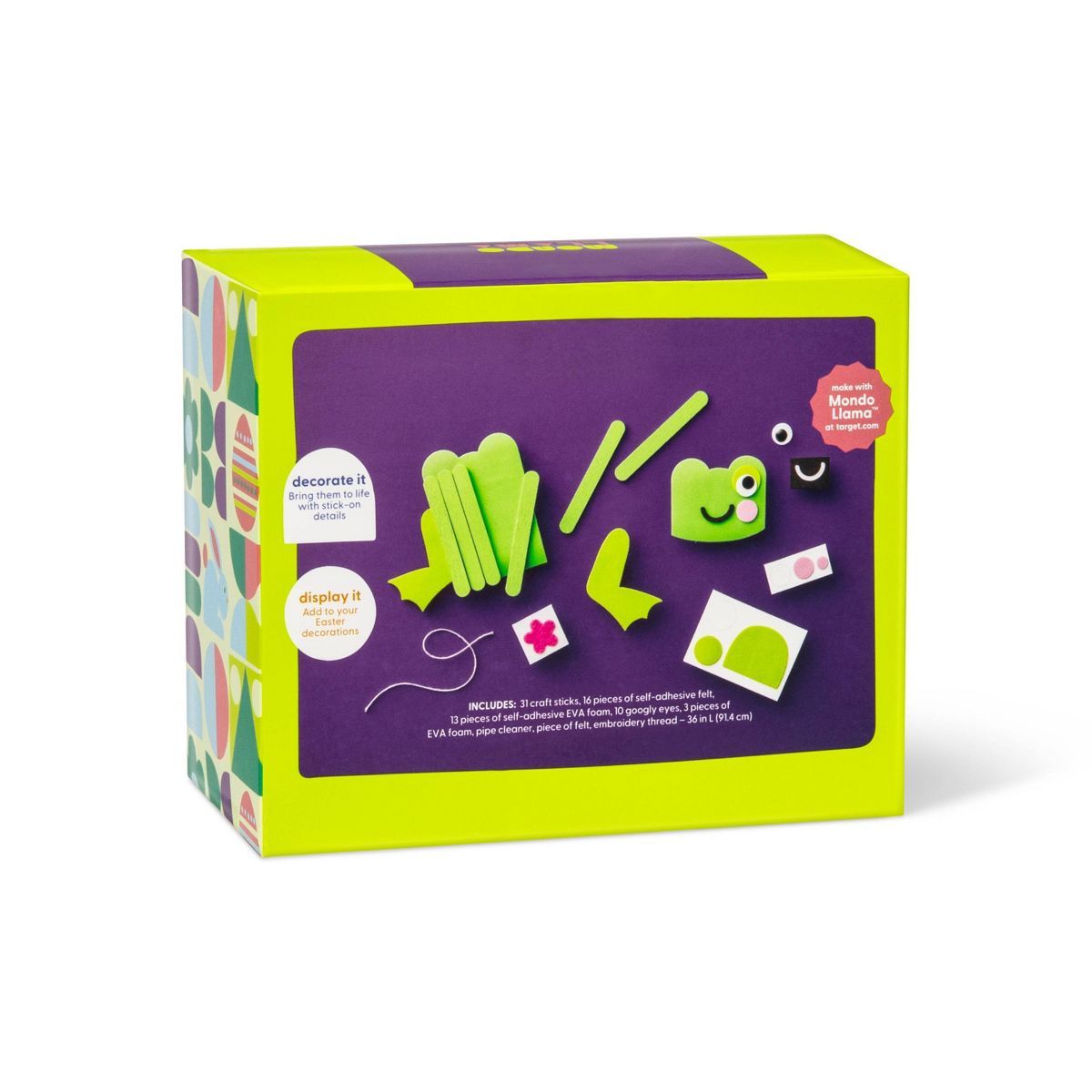 Create-Your-Own Easter Stick Characters Kit - Mondo Llama™ | Target