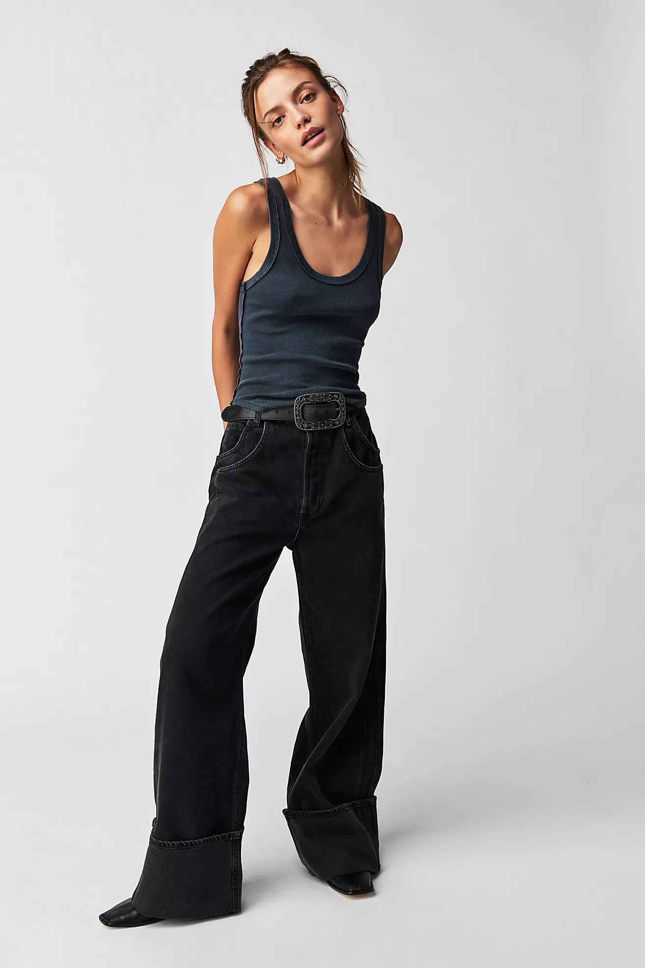 We The Free Final Countdown Cuffed Low-Rise Jeans | Free People (Global - UK&FR Excluded)