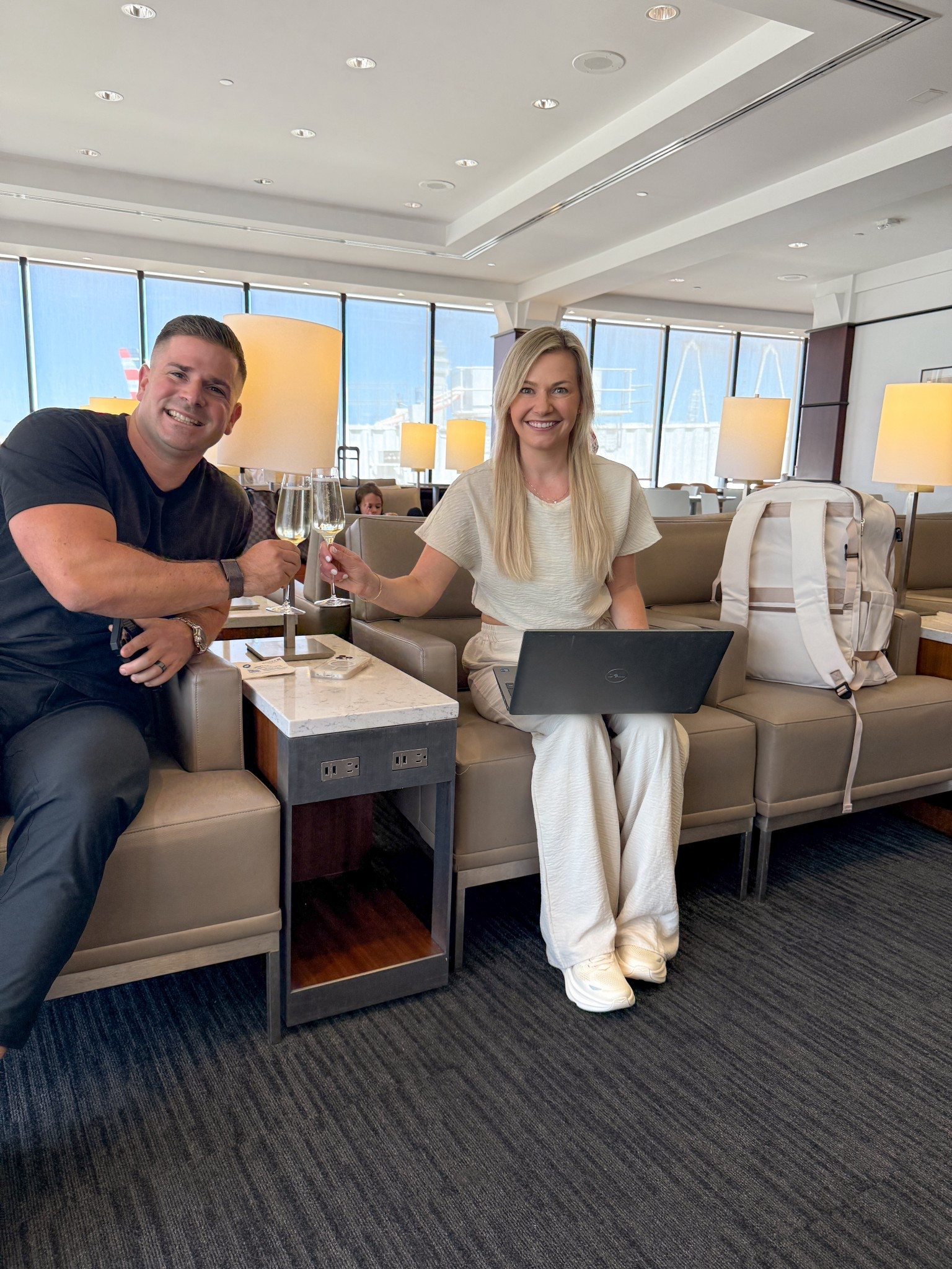 Neutral travel vibes ✈️ This matching set + carry-on combo is my go-to for easy, comfortable travel days. Love a chic outfit that feels polished but still practical for the airport &amp; beyond. Linked my exact outfit &amp; beis luggage so you can shop the look! Perfect outfit to fly business or first class to your Europe honeymoon! travel outfit, neutral airport outfit, matching travel set, airport style, travel day look, chic travel outfit, comfortable airport outfit, women’s travel outfit, best carry on luggage, lightweight luggage, beige suitcase, neutral suitcase, travel essentials, matching set outfit, travel style

 

#LTKTravel #LTKGiftGuide #LTKSaleAlert