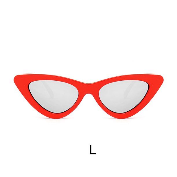 Women Fashion Cat Eye Shades Sunglasses Integrated UV Candy Colored Glasses - Walmart.com | Walmart (US)