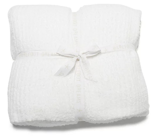 Barefoot Dreams Inc. CozyChic Ribbed Bed Blanke t - Full/Queen | QVC