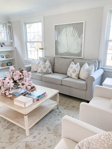 Neutral living room, coastal artwork, affordable home decor, rattan home decor 

#LTKFindsUnder100 #LTKHome