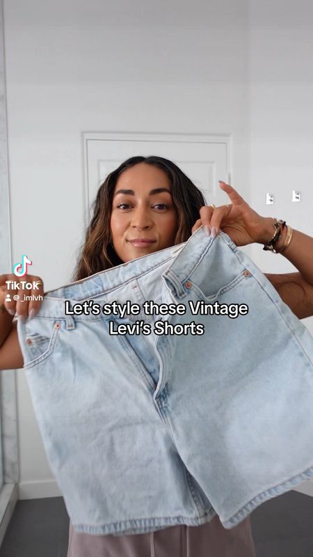 Vintage Levi's 36920 Long Shorts Outfit Idea 

#LTKstyletip