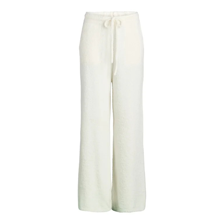 Joyspun Women's and Women’s Plus Chenille Pull-On Pants, 28” Inseam, Size XS - 3X | Walmart (US)