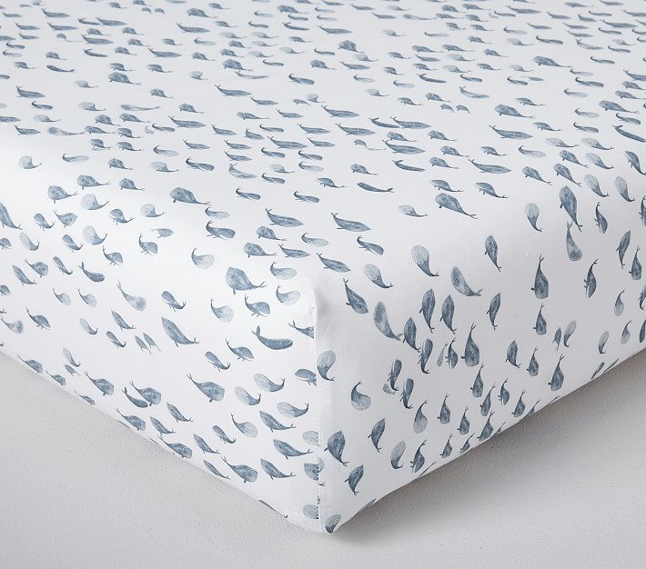 Jack Organic Crib Fitted Sheet | Pottery Barn Kids