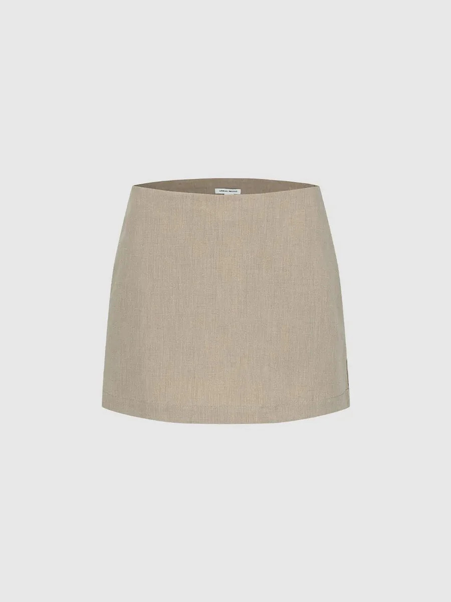 Tailored A-Line Mini Skirts | Urban Revivo