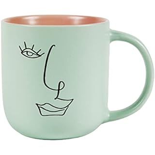 Amazon.com: Magi ceramic Latte Coffee Mug Stoneware Clay in motion 12oz Microwave Simple Modern C... | Amazon (US)