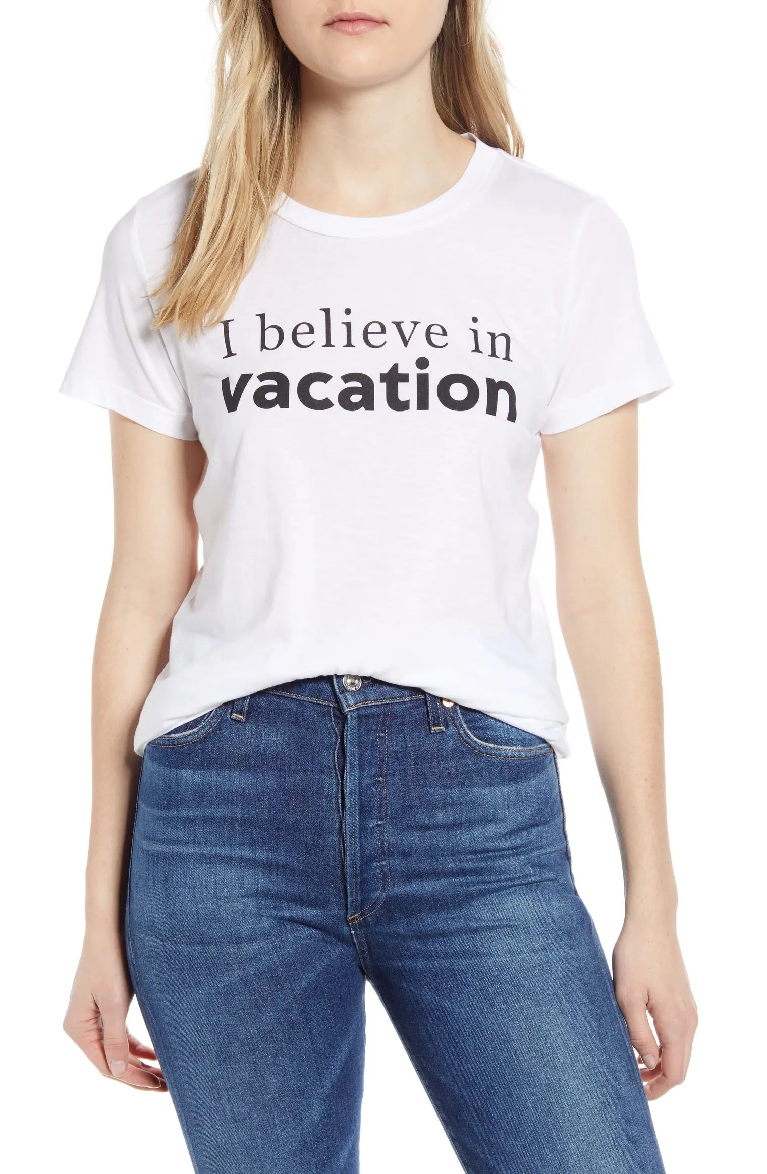 I Believe in Vacation Graphic Tee | Nordstrom