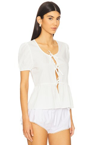 MORE TO COME Alma Top in White from Revolve.com | Revolve Clothing (Global)