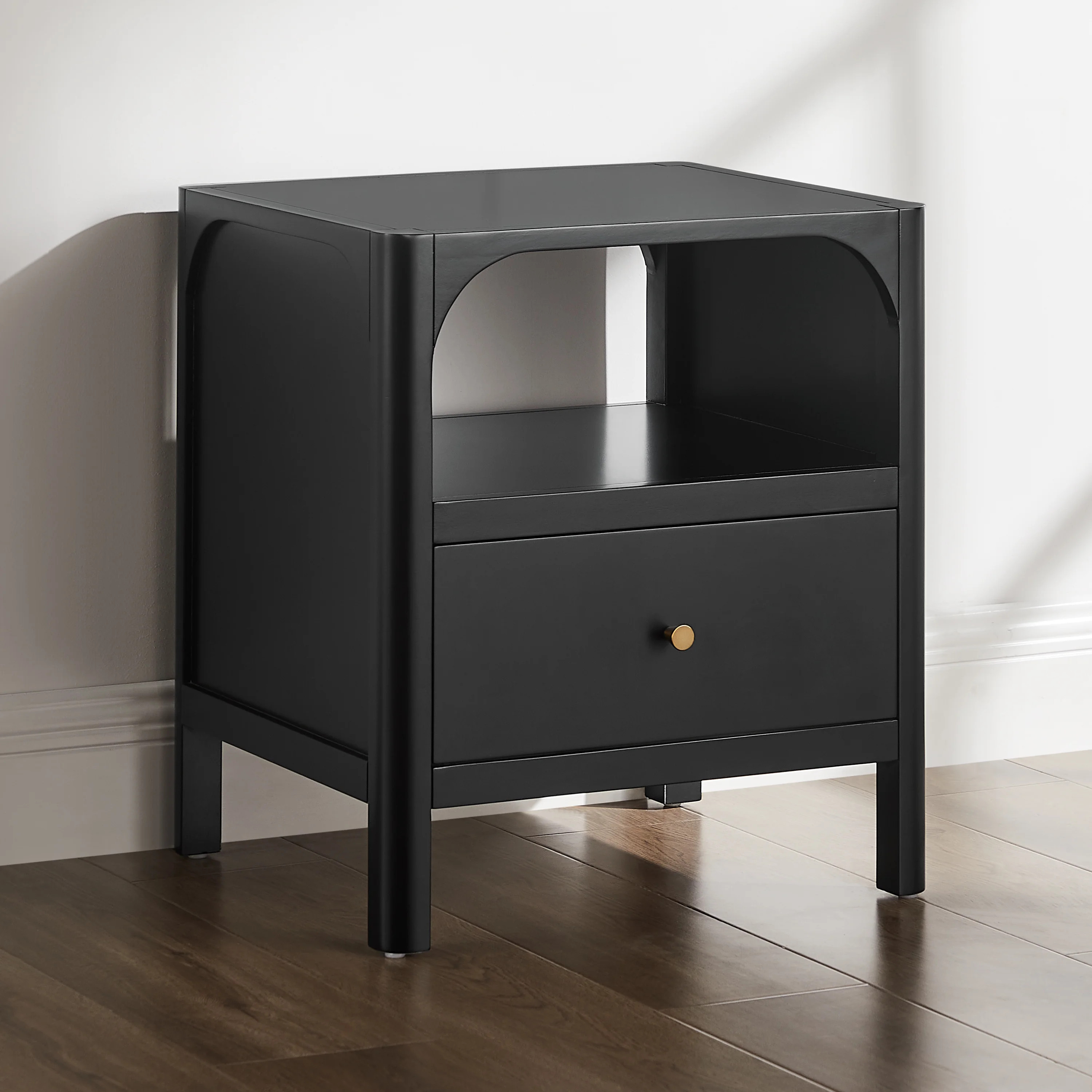 Wallis 1-drawer Nightstand in Vintage Green | Wayfair North America